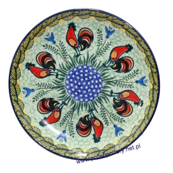 Talerz obiadowy mniejszy Ø24cm dek. U2663X Kogut